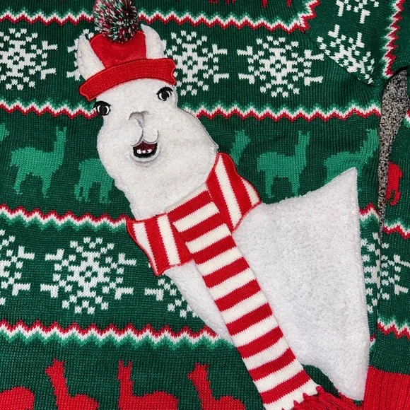 Men’s Ugly Christmas llama sweater sz XXL - Picture 2 of 6